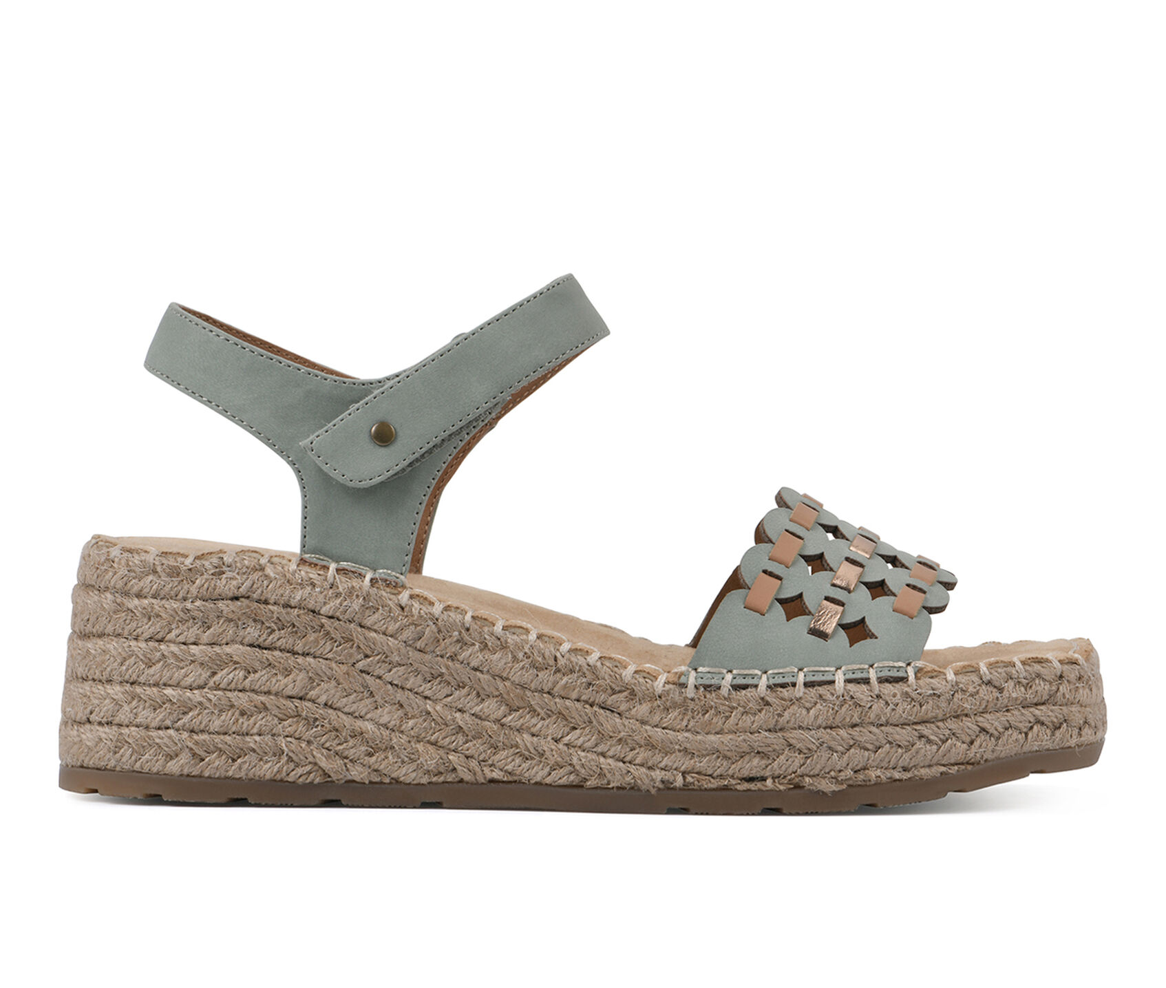 Women’s White Mountain Stride Espadrille Wedge Sandals